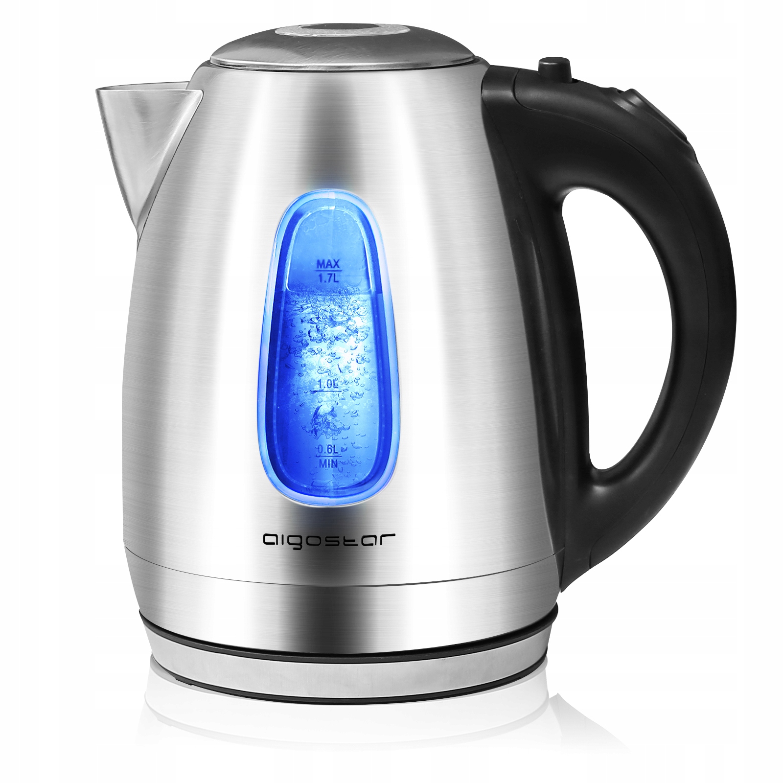 Rýchlovarná kanvica Aigostar Queen 2200 W 1,7 l strieborná/šedá